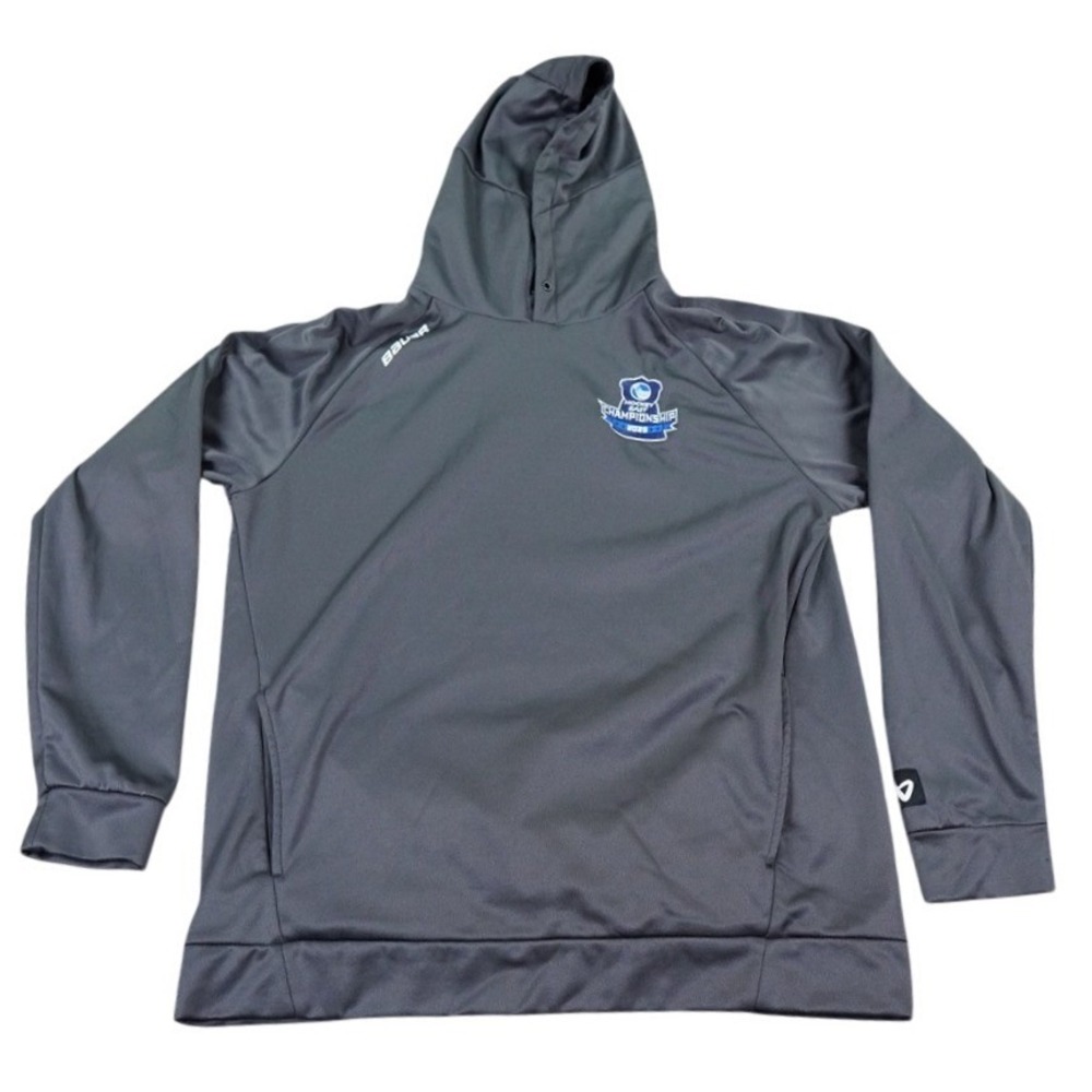Bauer Team Core Hoodie Men XL Gray Hockey East Championship 2025 Fleece Maine